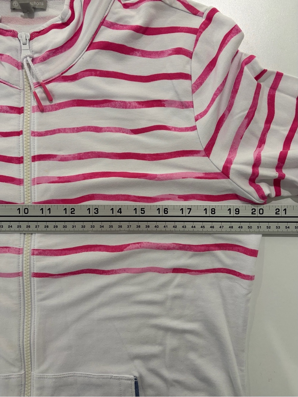 T by Talbots Mockneck Jacket - Wavy Tie-dye (M) - Picture 7 of 11